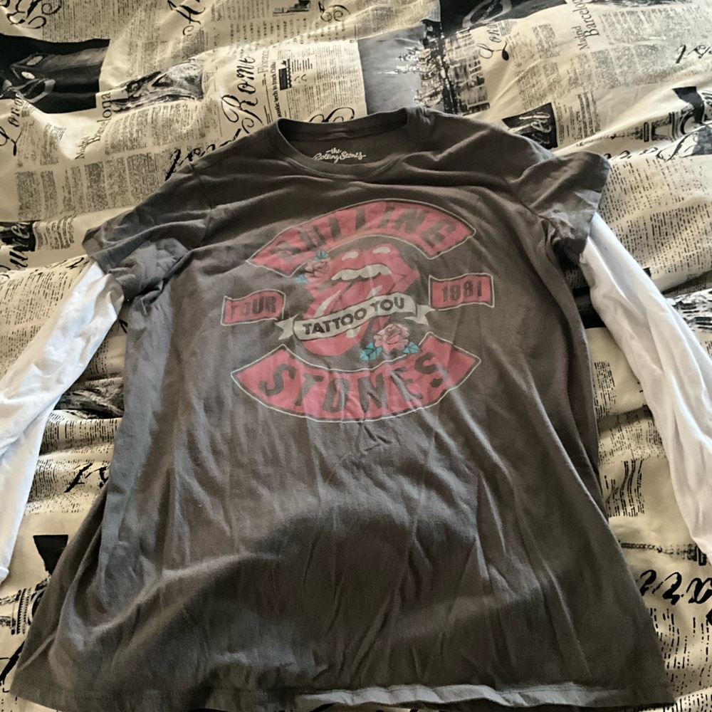 Torrid Gray Long Sleeve Tee